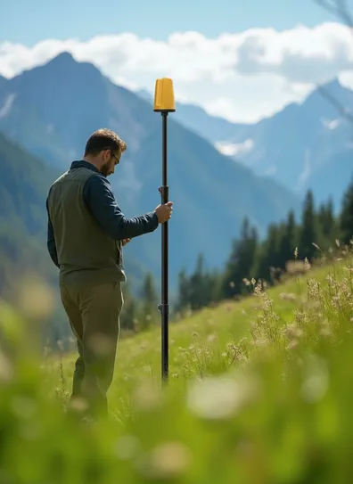 ProTRACK Rover GNSS RTK in uso sul campo